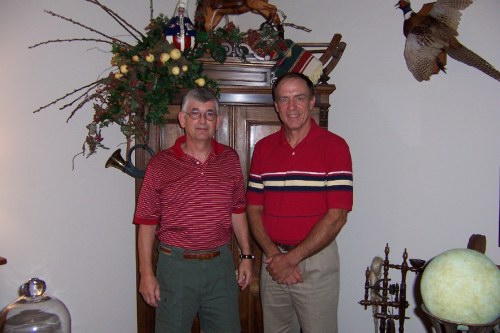 Bob Dudley and Gary Haverman visiting, August 2004