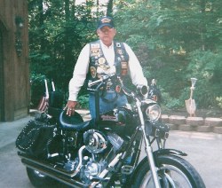 Nic and his Harley